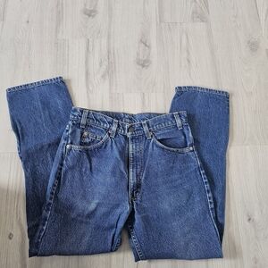 Levi's Dark Blue Straight Jeans